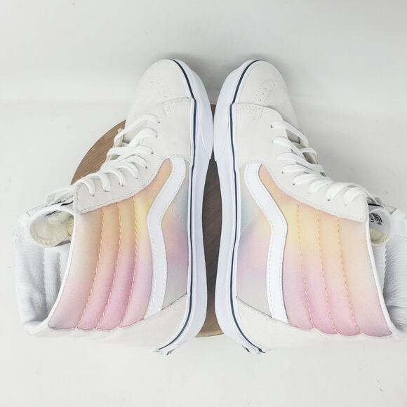 Vans Womens 8.5 Shoes Sk8-Hi Aura Shift Pastel Tie Dye Lace Up High Sneaker - Picture 9 of 12